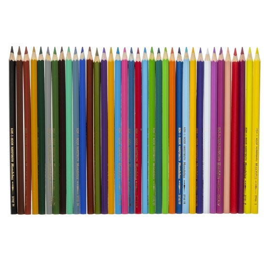 KOH-I-NOOR 3719 (36) Набор высококачественных акварельных цветных карандашей  "Mondeluz", 36 цветов, в картонной  коробке